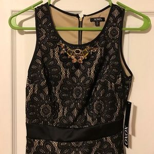XOXO Black Lace Dress size 1/2